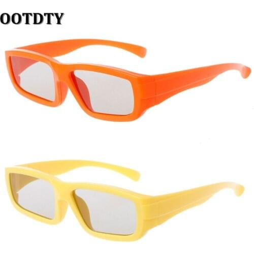 OOTDTY Children Size Circular Polarized Passive 3D Glasses For Real D 3D TV Cinema Movie