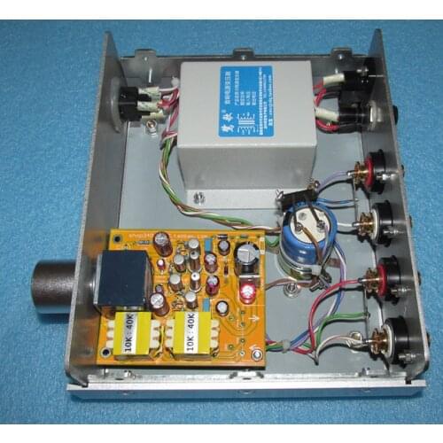 Permo alloy transformer input germanium tube pre-level headphone amplifier, warm and mellow tone, delicate and transparent