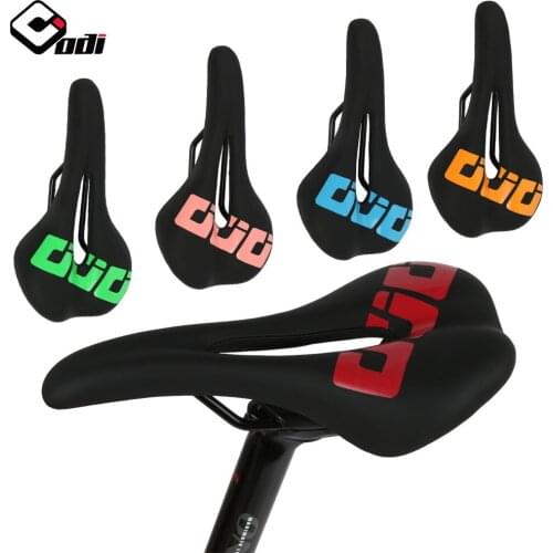 Comfortable PU Mtb Bike Seat Leather Ergonomic Bicycle Saddle Ultralight Racing Shockproof Seat for Bicycle Cycling Parts