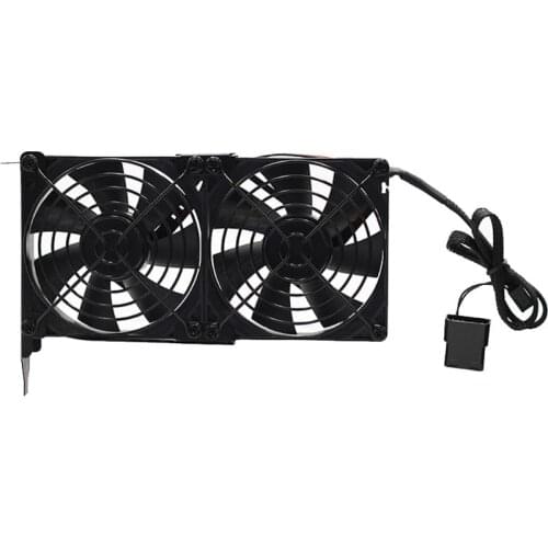 Universal VGA Cooler Dual 80mm Graphics Card Heatsink Double Three Fan GPU Radiator Partner Ultra High Speed Quiet