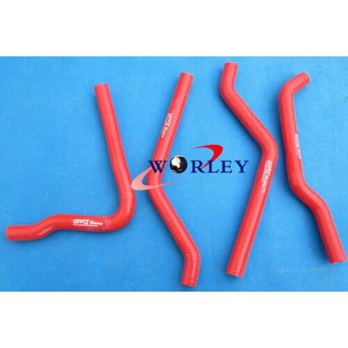 High performance silicone radiator hose FOR Kawasaki kx125 kx 125 1990-1993 90 91 92 93 1991 1992 RED