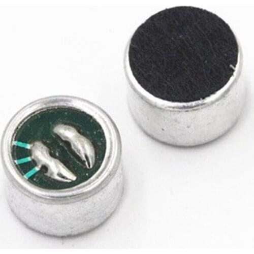 20pcs 6*5mm Capacitive Electret Microphone Pick-Up Sensitivity 52DB Microphone Electret Condenser 6mm x 5mm MIC Pickup