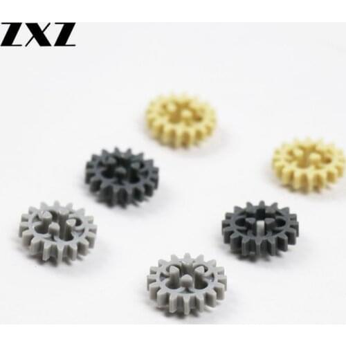 20 Pieces Plastic Toys Gear Cross Hole z16 Building Bricks Blocks 4019 Technical Part Car Bus Train Accessories