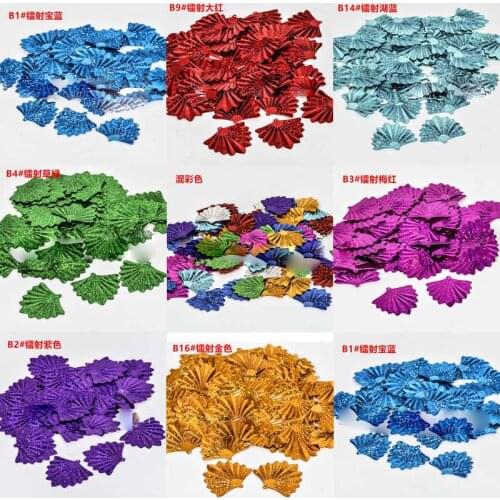 35 × 37mm fan-shaped beads sequins DIY handmade clothing accessories material party decoration sequins