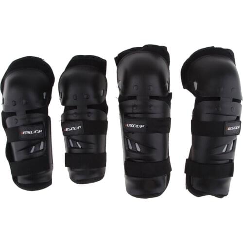4pcs Waterproof Knee and Leg Warm Protector Motocycle Knee Albow Pads Support