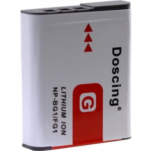 1Pcs 1300mAh NP-BG1 NP BG1 NPBG1 Camera Battery For SONY DSC W130 W210 W220 W300 H10 H50 H70 W290 HX7 HX10 HX30 WX10 H55 HX9 T20