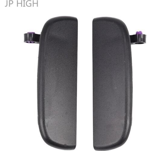 2Pcs Car Black Front Rear Outer Door Handle Exterior Outside Door Open Knob Left Right for Suzuki New Alto