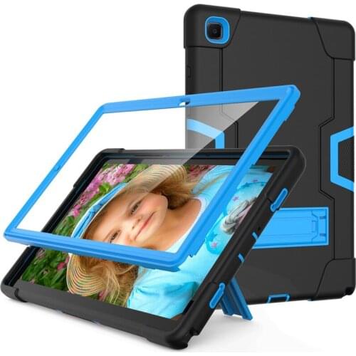 Funda for Samsung Galaxy Tab A7 Case Kids 10.4 2020 SM-T500 T505 T507 Safe PC Hybrid Stand Shockproof Fully Body Tablet Cover