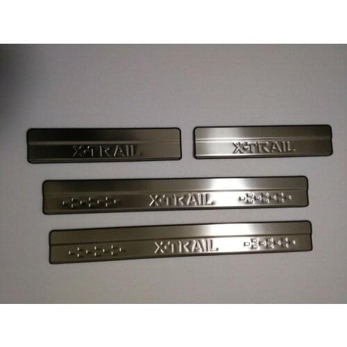 For Nissan X-Trail T32 2014 2015 2016 Car styling Door Sill Scuff Plate Trim Protector