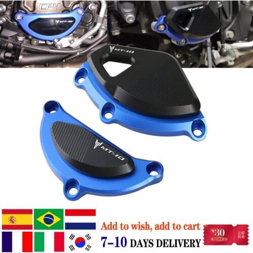 For Yamaha MT-10 MT10 2015 to 2021 Motorcycle Engine Case Stator Cover Crash Protection Frame Sliders MT 10 2016 2017 2018 2019