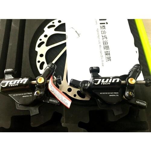Juin Tech M1 MTB mountain bicycle electric bike disc brake set cable line pull hydraulic Disc Caliper 160mm MTB XC E BIKE