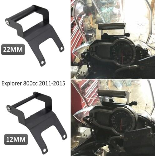 Motorcycle Accessories GPS Mount Fit For Explorer 800cc 2011-2015 Fit For Explorer Gen 1 Phone Bracket Stand Holder