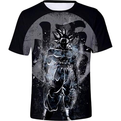 New 2021 New Z T-shirts Mens Summer 3D Print High Quality Son Goku Black Vegeta Battle Harajuku Casual T Shirt Tops Tee