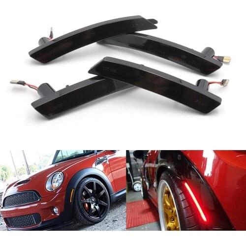 Niscarda Rear/Front LED Side Marker Light Turn Signal Repeater Panel Lamp For Mini Cooper R55 R56 R57 R58