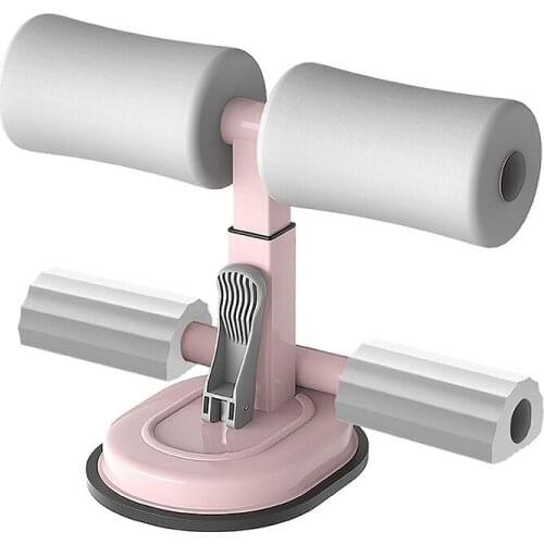 NEW-Adjustable Sit-Up Bar Floor Assistant Abdominal Exercise Stand Ankle Support Trainer Workout Equipment