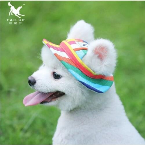 2021 new fashion and beautiful pet supplies mesh breathable sun hat cat and dog top hat princess