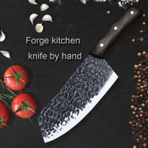 PEGASI Three times blade manual forging kitchen knife household meat slicing chefs special super fast sharp kitchen knife