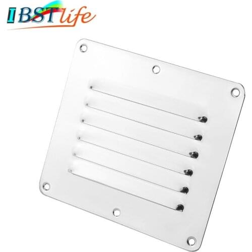Marine Grade Stainless Steel 316 Boat Marine Square Air Vent Louver Vent Grille Ventilation Louvered Ventilator Grill Cover