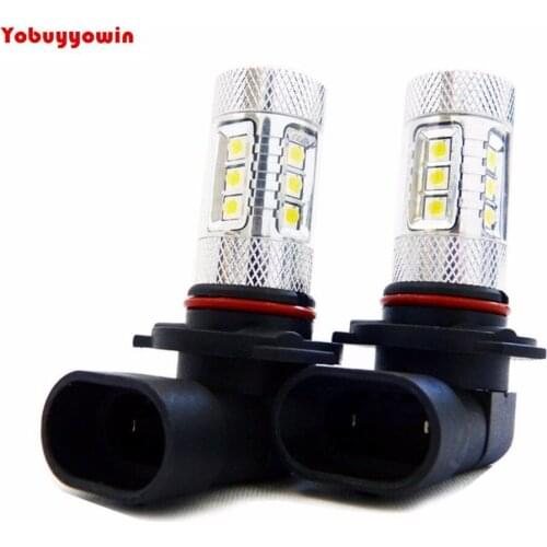 2 x 9005 projecteur Cree Chips Led HB3 haute puissance 80W LED Fog Driving DRL Lumieres 6000K Blanc