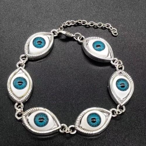 Turkish lucky evil eye bracelet ladies 3 style handmade lucky jewelry blue eyes female charm fashion bracelet friendship jewelry