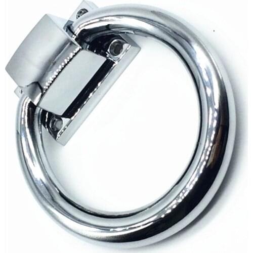 UNILOCKS 2pcs/lot silver bigger drop rings door knocker bright chrome wooden chair handles pulls simple furniture knobs modern