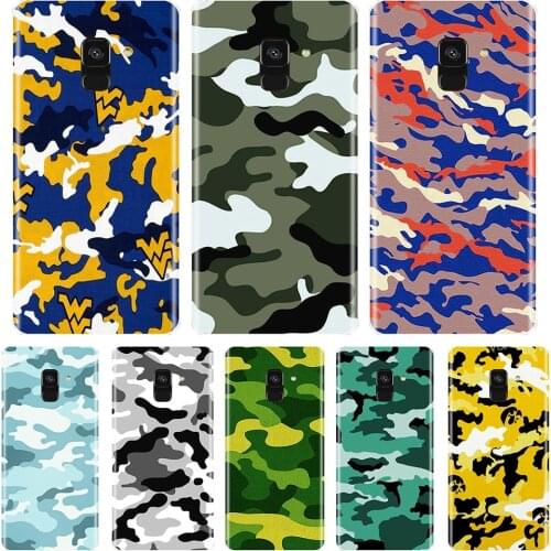 Back Cover For Samsung Galaxy A5 A7 2018 A6 A8 Plus Soft Silicone Camouflage Military Phone Case For Samsung A3 A5 A7 2016 2017