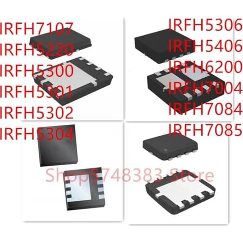 10PCS/LOT IRFH7107 IRFH5220 IRFH5300 IRFH5301 IRFH5302 IRFH5304 IRFH5306 IRFH5406 IRFH6200 IRFH7004 IRFH7084 IRFH7085