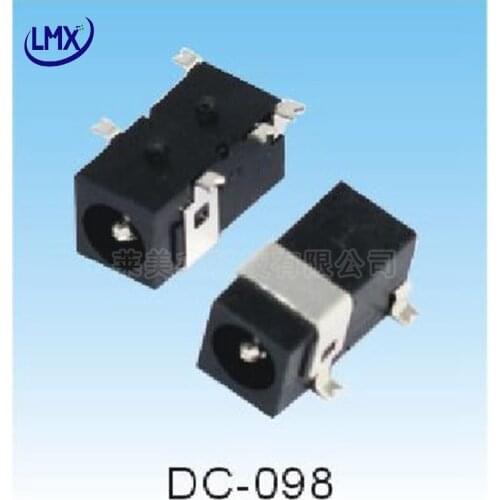 30 Pcs/LOT DC098 4.3*1.65 MM power outlet Female Charger Power socket 5 Pin SMT DC-098