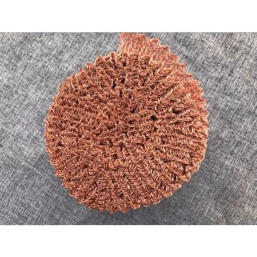 4 Wire Copper Mesh for distillation, Copper packing, column packing T2(M0) length 05-500m, width 10cm, wire diameter 0.15mm