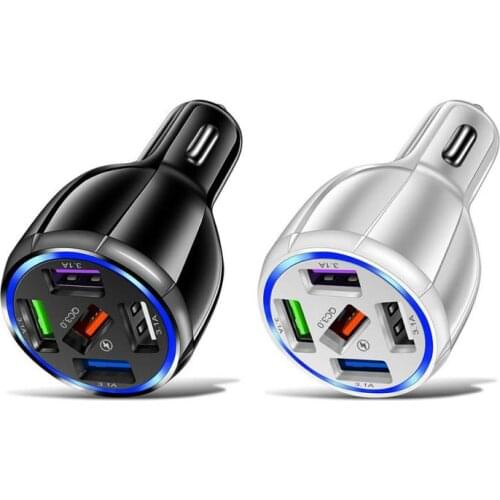 Car Charger QC3.0 Fast Charge Battery Charging Units 15A 5USB Mobile Phone Charger One For Five Mobile Phone Car Accessories