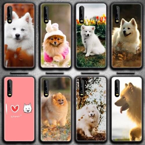 Japanese Spitz Dog Phone Case For Huawei P20 P30 P40 Lite E Pro Mate 40 30 20 Pro P Smart 2020