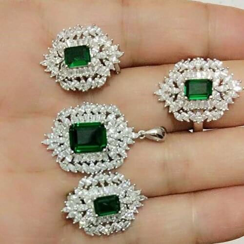 Cp255 Luxury Designer Fashion 925 Sterling Silver wedding party Jewelry cv