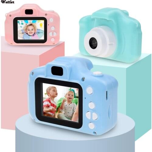 Kids Digital Camera 2 Inch HD Screen Cartoon Cameras Video Recorder Camcorder Childrens Birthday Gift Boys Girls Toys Fun Games