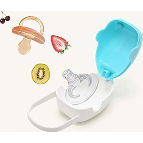 Baby Pacifier Storage Box Portable Cute Whale Shape Kids Pacifier Nipple Cradle Case Holder Travel Storage Box