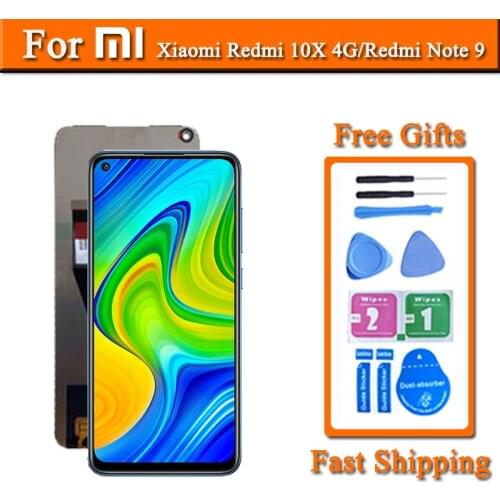 6.53 inch Display For Xiaomi Redmi 10X 4G LCD Touch Screen Digitizer Panel Assembly For Xiaomi Redmi Note 9 Display Replacement