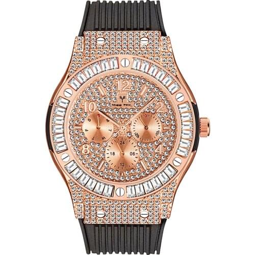 MISSFOX Hot Sale Multifunctional Mens Diamond Watches Top Brand Luxury 2021 Business Wristwatch Man Hip Hop Relogio Masculino