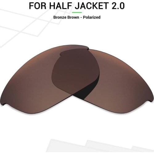 Mryok POLARIZED Replacement Lenses for Oakley Half Jacket 2.0 Sunglasses Bronze Brown