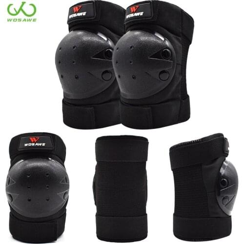 WOSAWE EVA Foam Motorcycle Knee Pads MTB Protective Gear Guard Roller Skateboard Snowboard Motorbike Body Protector
