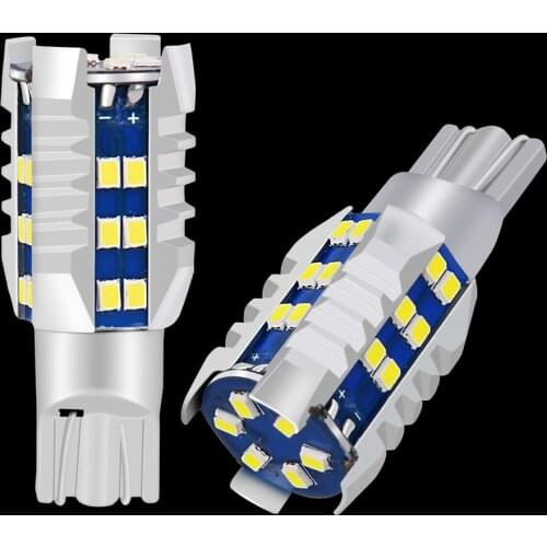 2pcs New T15 921 W16W Super Bright 2016 LED Car Additional Brake Bulbs Auto Backup Reverse Lamps Parking Lights 6000K White 12V