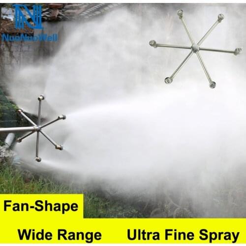 NuoNuoWell 3/6 Nozzles Fruit Tree Pesticide Sprayer Agricultural High Pressure Atomizing Nozzle Garden Irrigation Spraying Gun