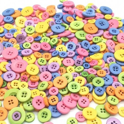 50Gram Mix Size Shape Lots Colors Buttons For Scrapbook Crafts DIY Handmade Baby Children Clothing Sewing Accessories WD0021-25