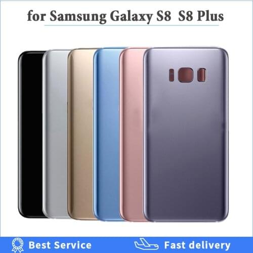 High quality For Samsung S8 G950F S8 Plus G955F Back Glass Housing Cover Replacement For Samsung S8 Plus G955F Back Cover