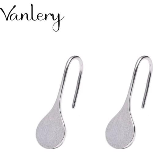 Vintage Leaf Stud Earrings For Women Silver Color Geometric Earrings Brinco Trendy Fashion Jewelry Gifts