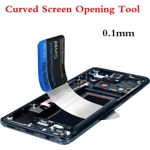 1PC Newest 0.1mm Stainless Steel Card Curved LCD Screen Opening Tool Mobile Phone Disassemble Repair Knife for Smartphone Repair