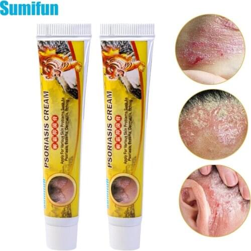 2pcs Sumifun Tiger Balm Cream Skin Psoriasis Ointment Eczema Antibacterial Dermatitis Pruritus Anti-itching Herbal Plaster P1110