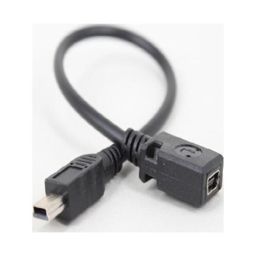 27CM USB 2.0 Hi speed Mini USB 5Pin Male to Female extension adapter cable