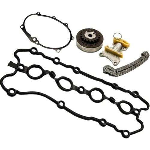 5Pcs Genuine OEM Cam Timing Adjuster Chain Tensioner Gasket Kit For VW Passat GTI 2.0T Audi