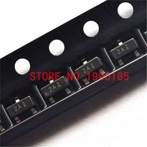 50pcs SMD transistor MMBT3906(2A) 200mA/40V PNP SOT-23 transistor,2N3906 3906 New & original