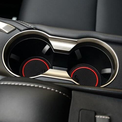 Car Interior Decoration Accessories for Lexus 15-19 NX Door Slot Mat Non-slip Mat Water Coaster Armrest Box Storage Mat