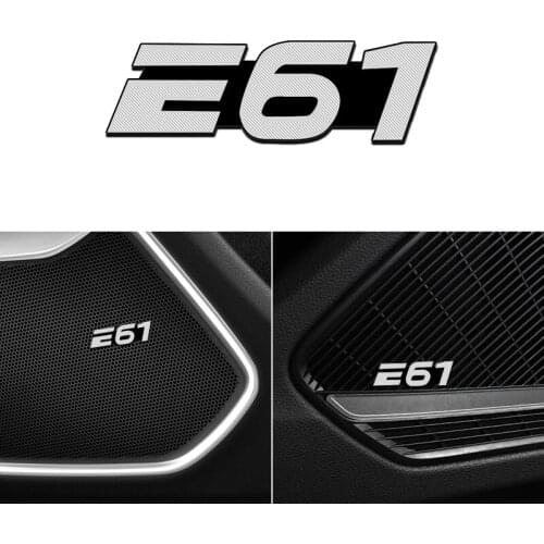 Auto Speaker audio Speaker Badge stereo Emblem sticker styling for BMW E61 Car Accessories